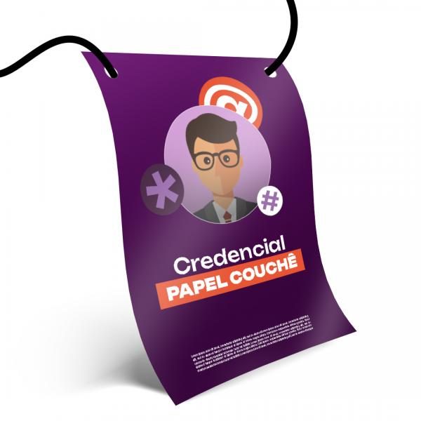 Credencial Papel com Cordão 1